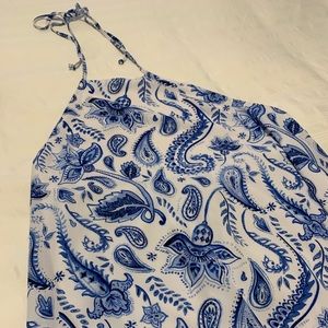 Blue Paisley Dress